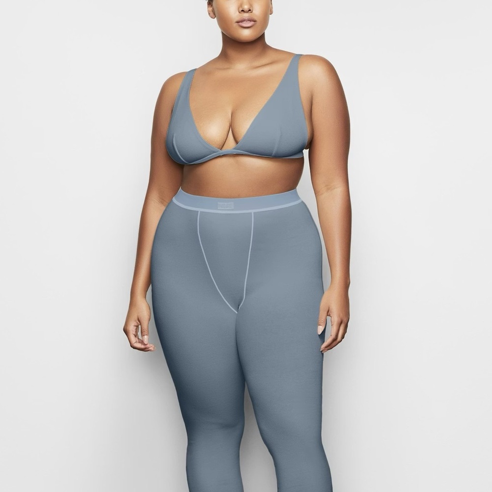 SKIMS COTTON RIB LEGGING - Kyanite (Size: Small)